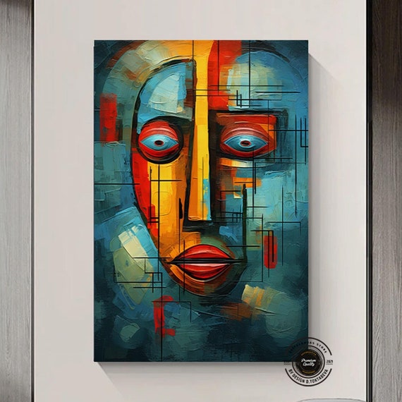 African Wall Symbols Canvas Painting Culture Home Decor Luxury Art Fashion Large Gift