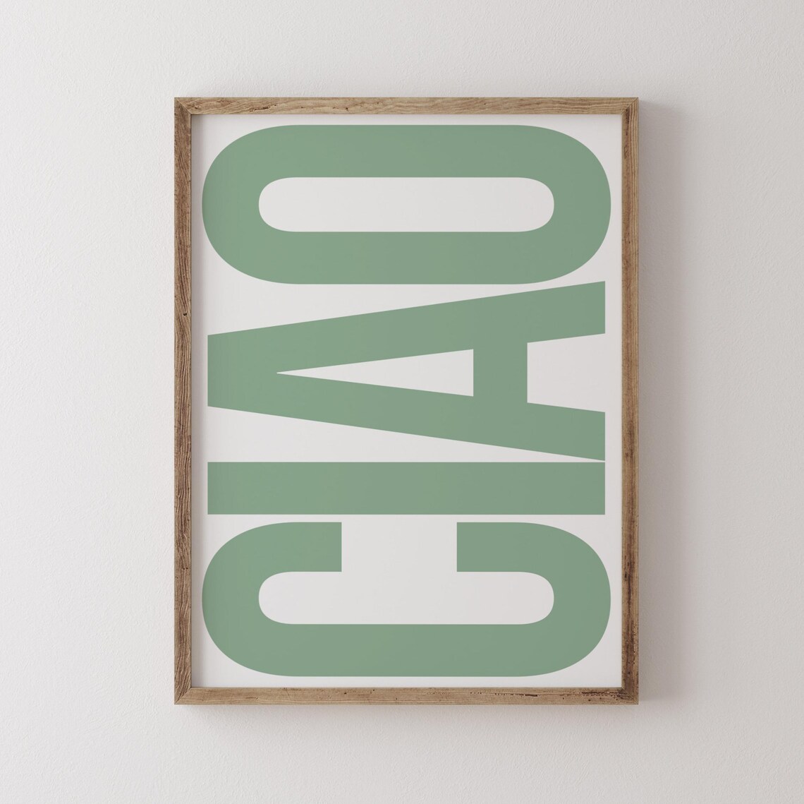 Ciao Print Italy Poster, Retro Typography Art Print - Image 3