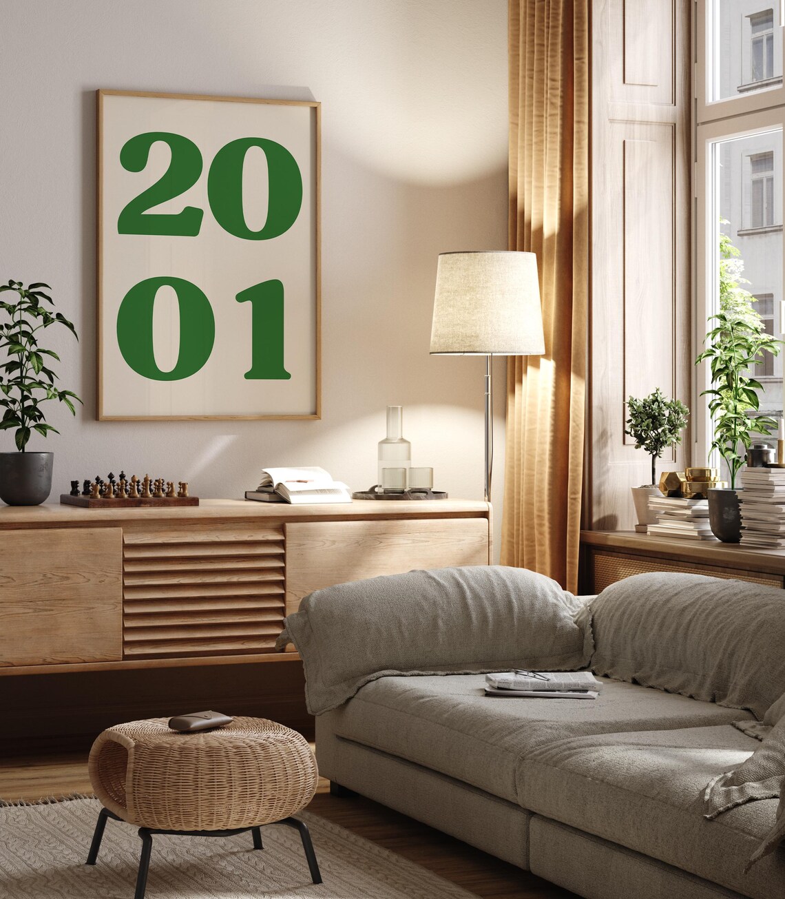 Custom Year Retro Poster, Personalized Birthday Gift - Image 3