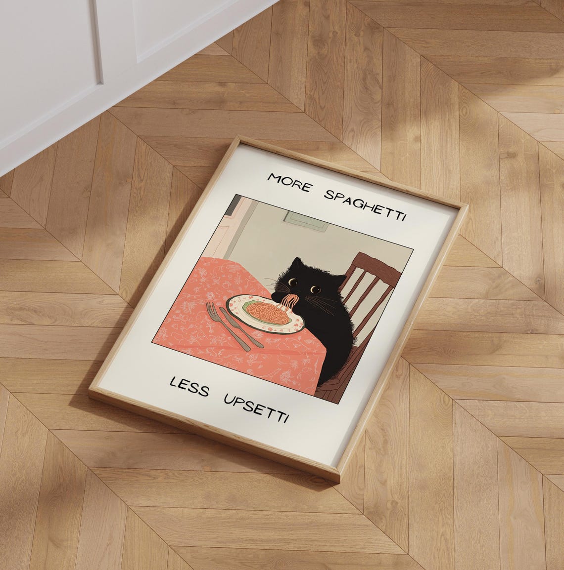More Spaghetti Less Upsetti - Black Cat - Image 6