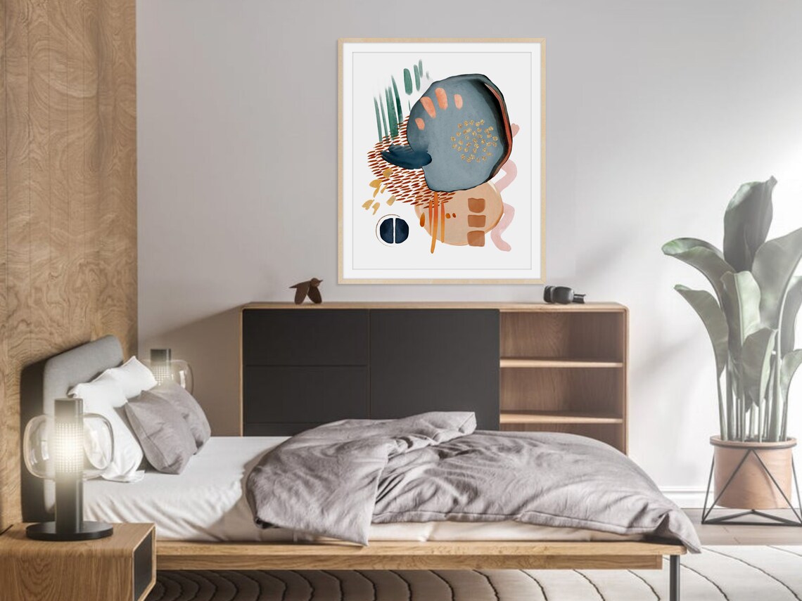 Abstract Art Maximalist Abstract Decor Art Print - Image 4