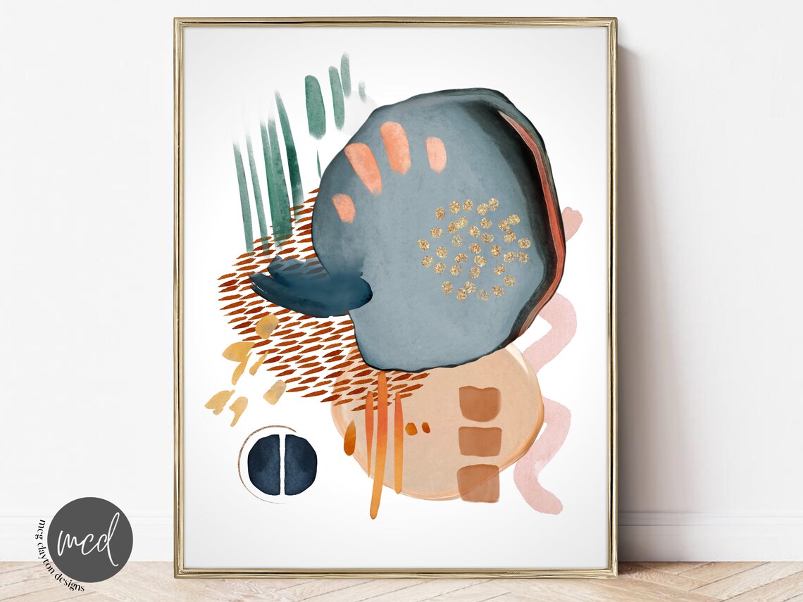 Abstract Art Maximalist Abstract Decor Art Print