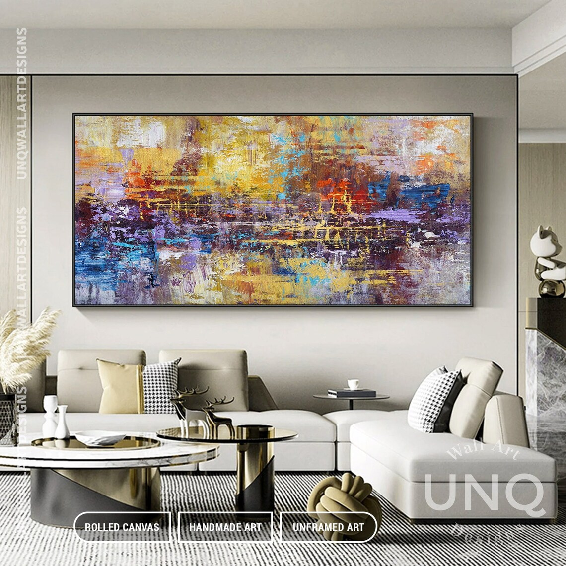 Abstract Boho Wall Art Print, Modern Living Room Decor - Image 4