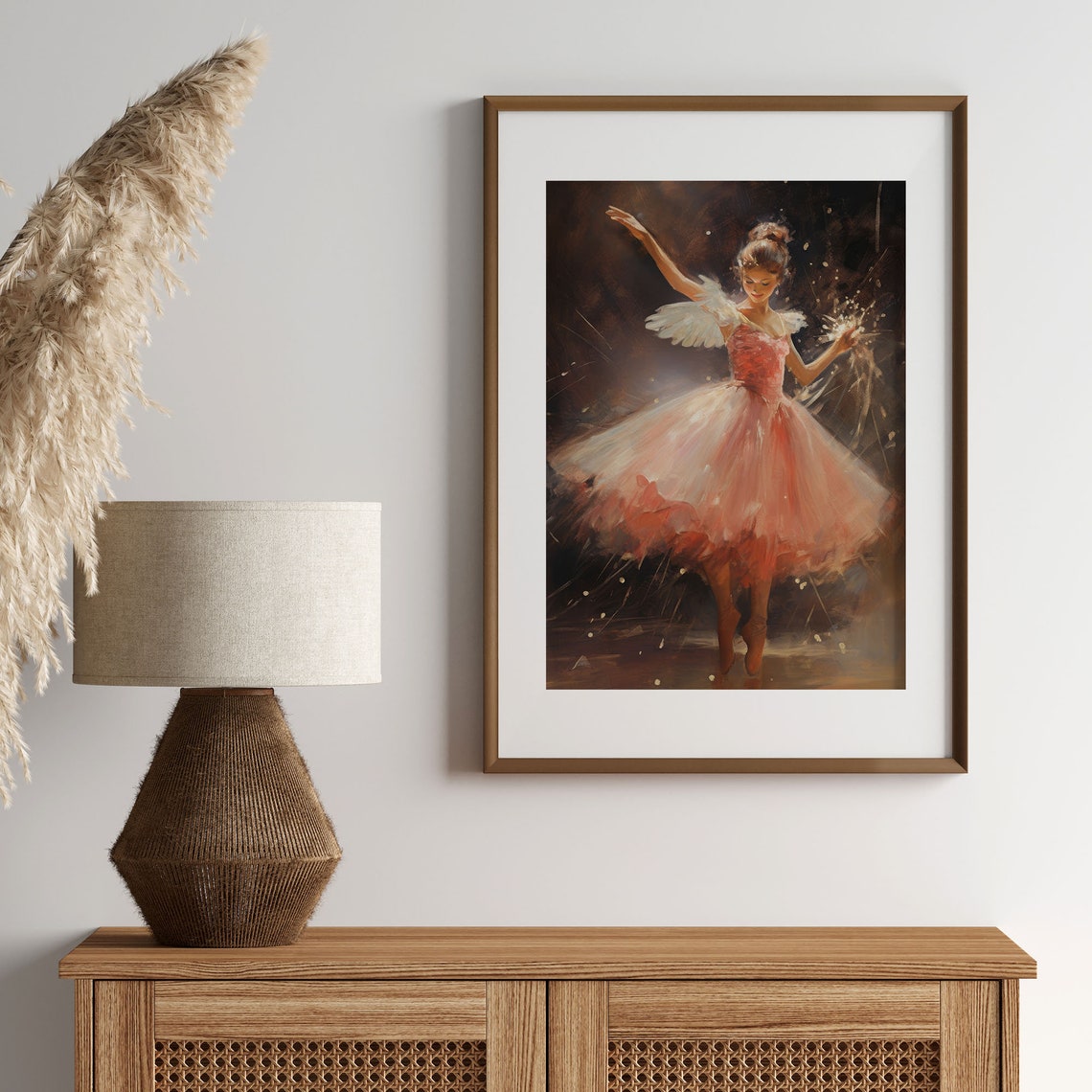 Girls Room Ballerina Painting Vintage Fairy Ballet Antique Ballerina Print Dance Studio Decor Nursery Wall Art Nb1 - Image 3