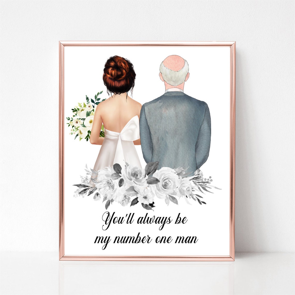 Father Of The Bride Gift From Daughter Father Of Bride Thank You Gift Dad Gifts From Daughter Father Of The Bride Print Wedding Day