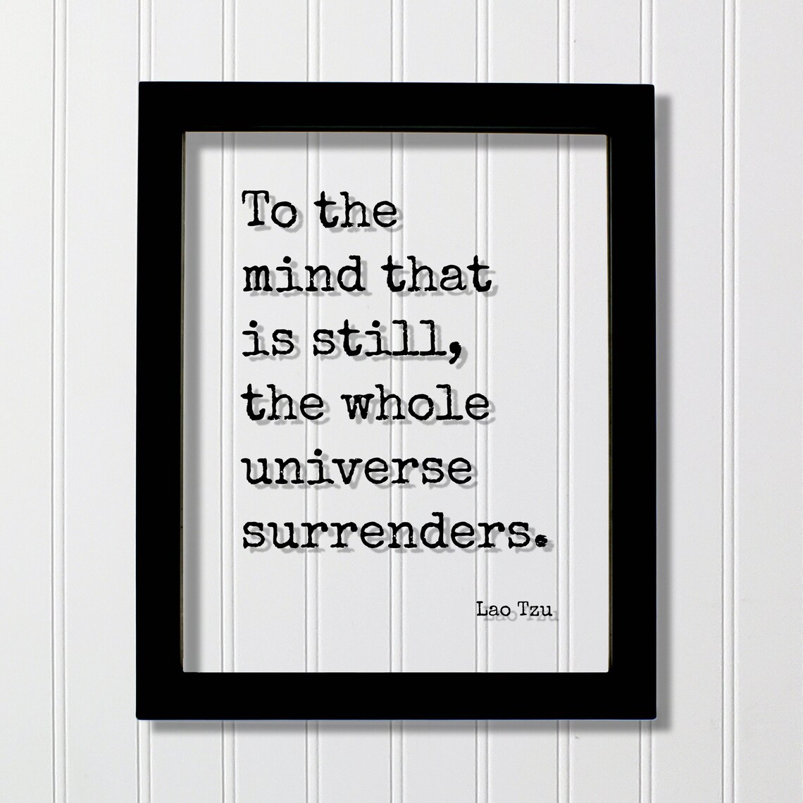 Lao Tzu Quote Art Print, Mindfulness Meditation