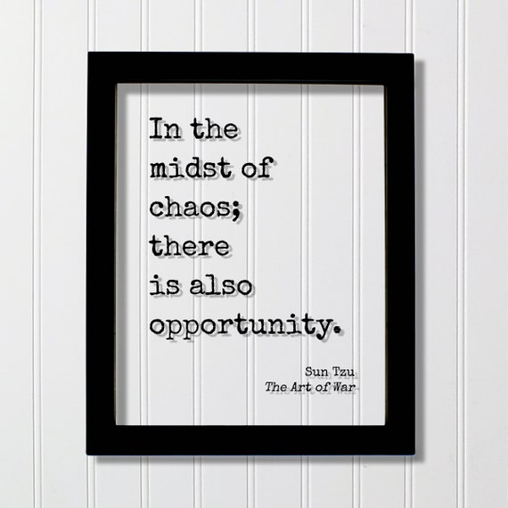 Sun Tzu The Art of War Quote, Wisdom Poster Print