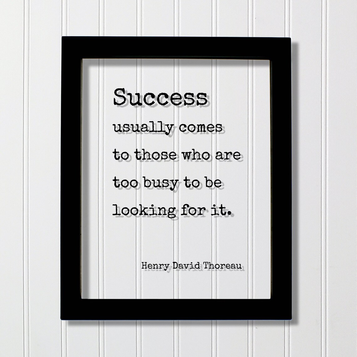 Henry David Thoreau Success Quote Art Print