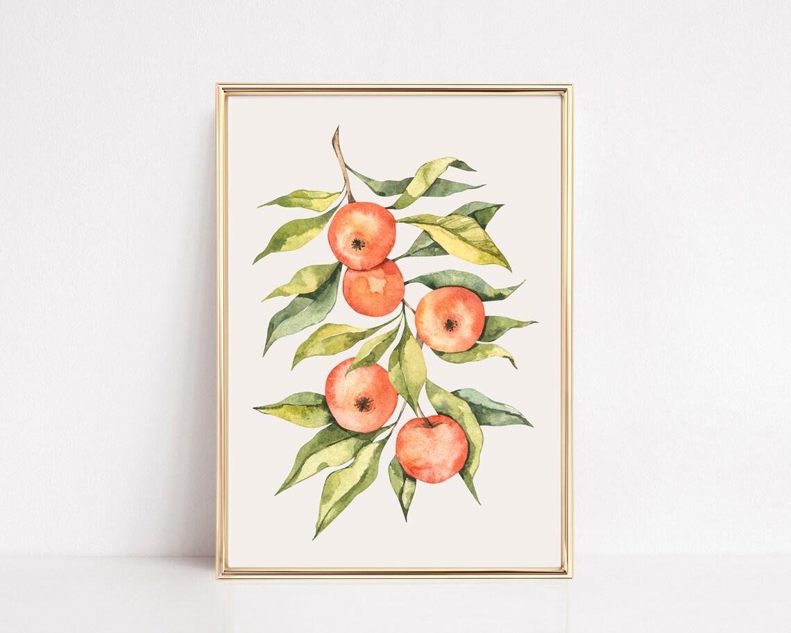 Thanksgiving Fall Kitchen Wall Art Poster