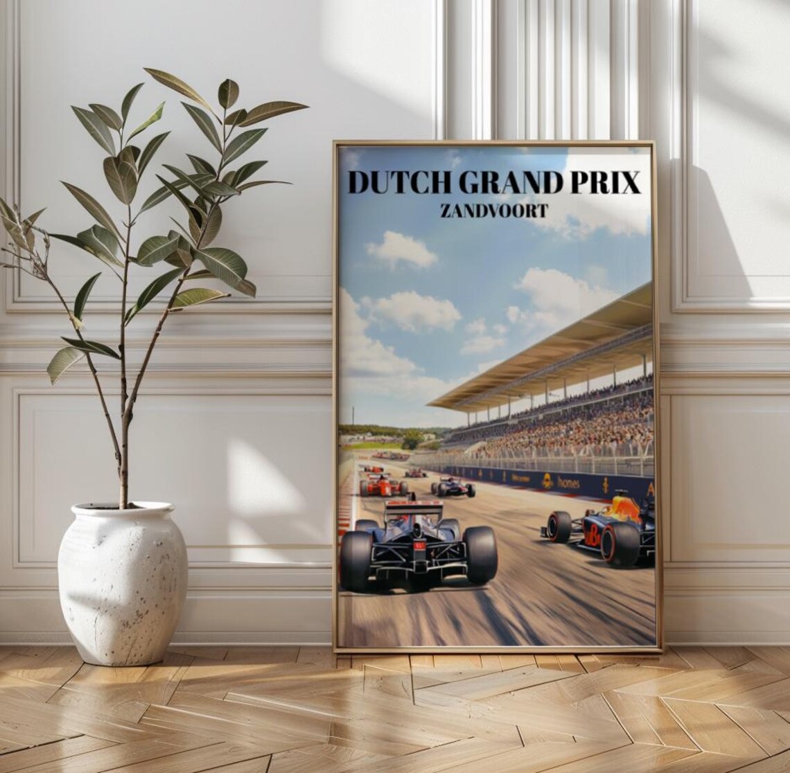 Zandvoort F1 Dutch Grand Prix Travel Poster