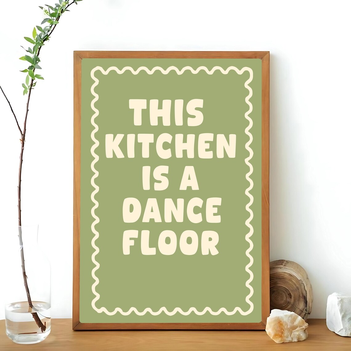 This Kitchen Is A Dancefloor, Funny Retro Kitchen Decor - Image 3