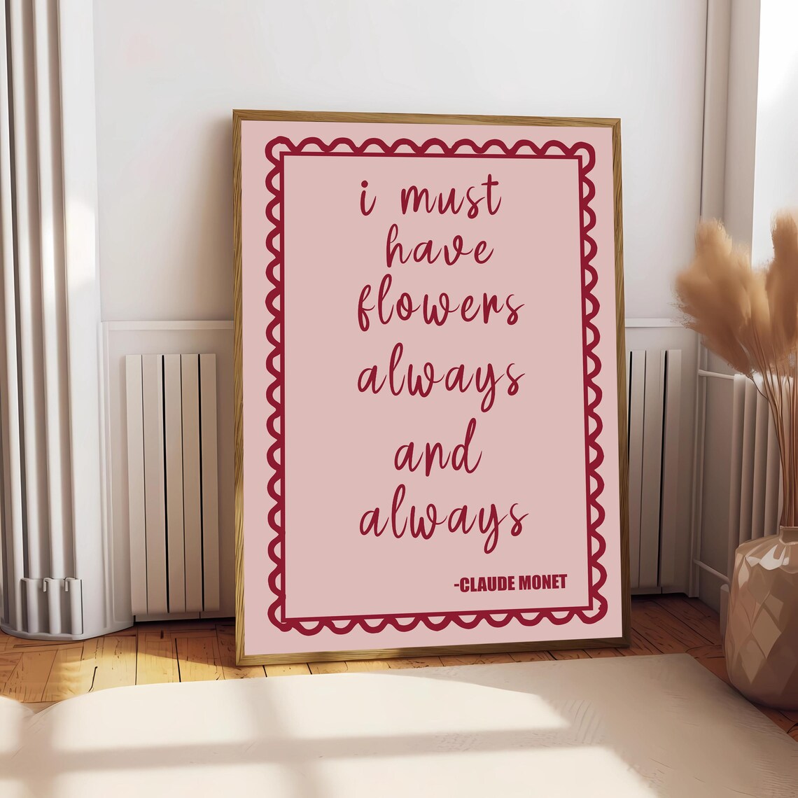 Claude Monet I Must Have Flowers Always, Floral Art Print - Image 2