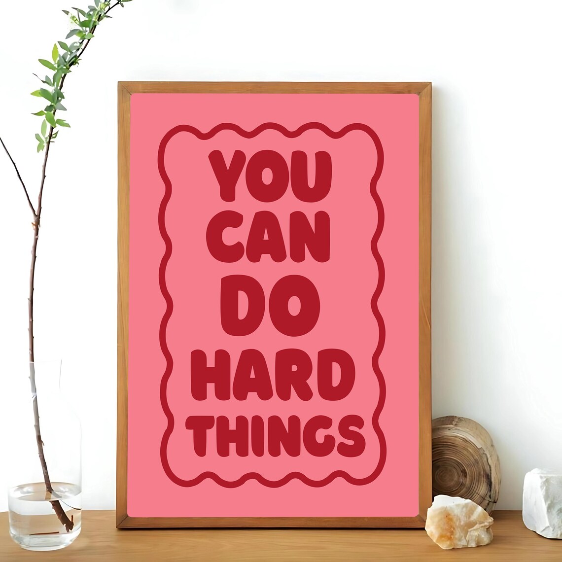You Can Do Hard Things, Daily Reminders Art Print - Image 3