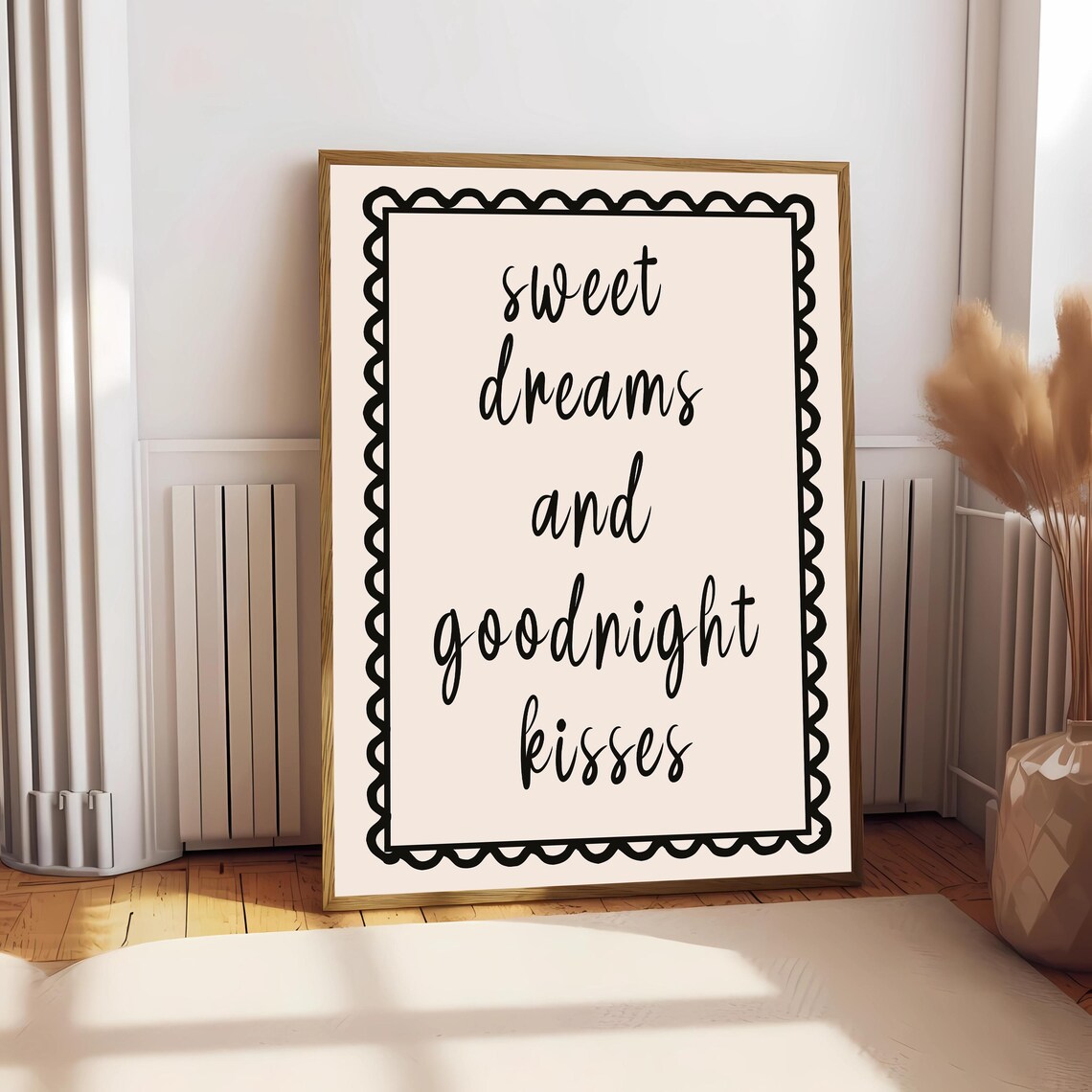 Sweet Dreams And Goodnight Kisses, Retro Poster - Image 2
