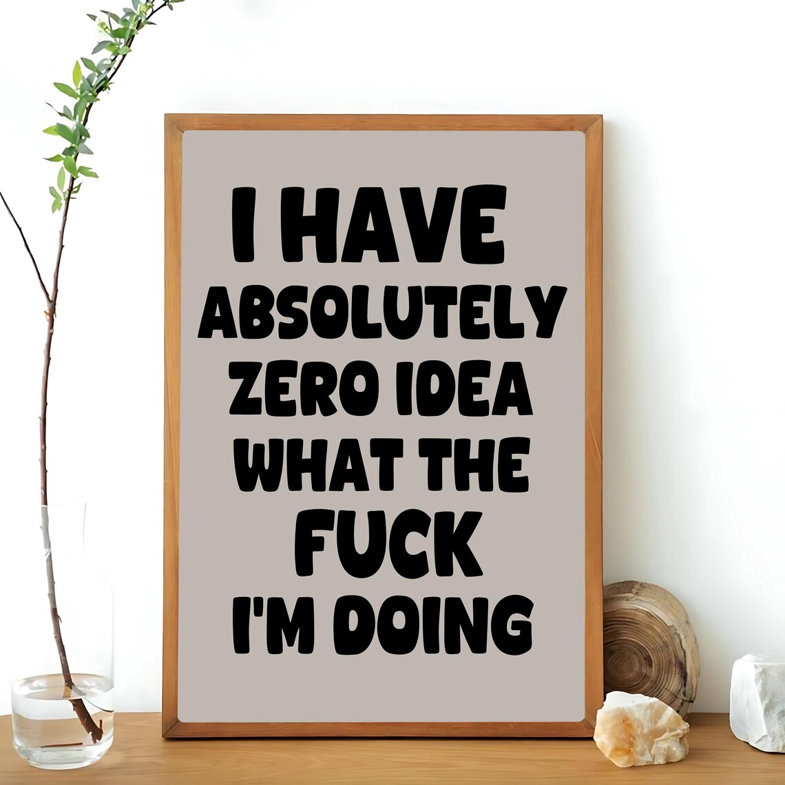 I Have No Idea What Im Doing, Funny Typography - Image 3