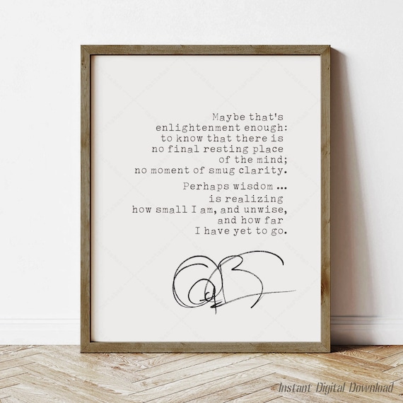 Anthony Bourdain Quote, Typography Art Print