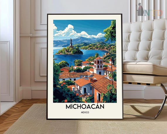 Michoacn Poster Wall Art Print Photo Mexico Morelia