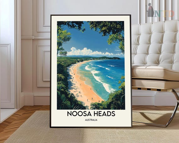 Noosa Heads Poster Wall Art Print Photo Australia
