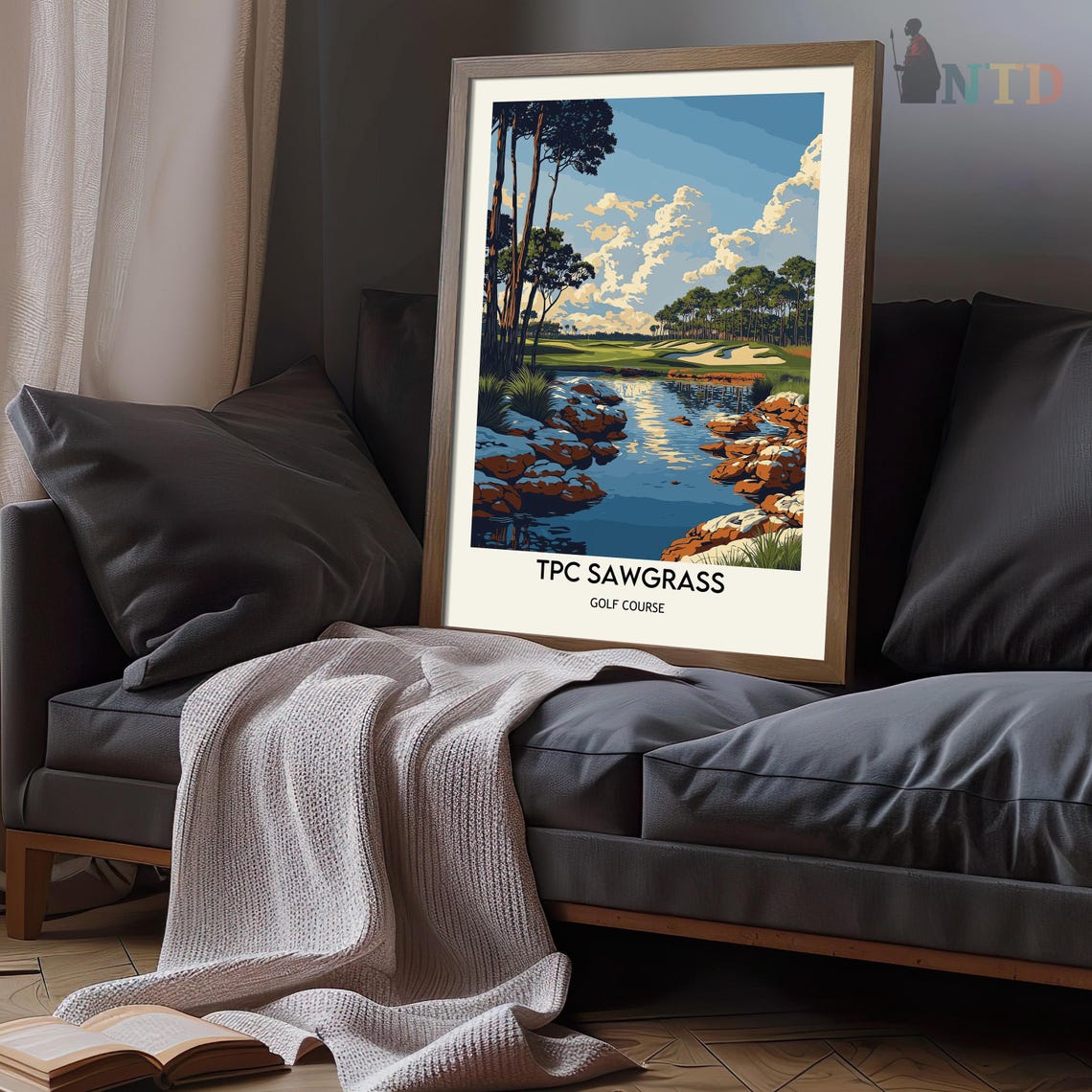 Tpc Sawgrass Print Tpc Sawgrass Wall Art Tpc Sawgrass Poster Tpc Sawgrass Photo Tpc Sawgrass Poster Print Golf Course Print - Image 3