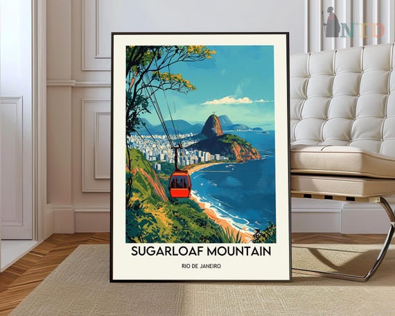 Sugarloaf Mountain Poster Wall Art Print Photo