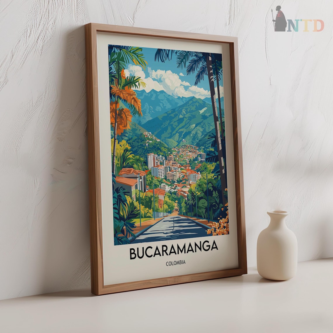 Bucaramanga Colombia Travel Poster, South America - Image 2