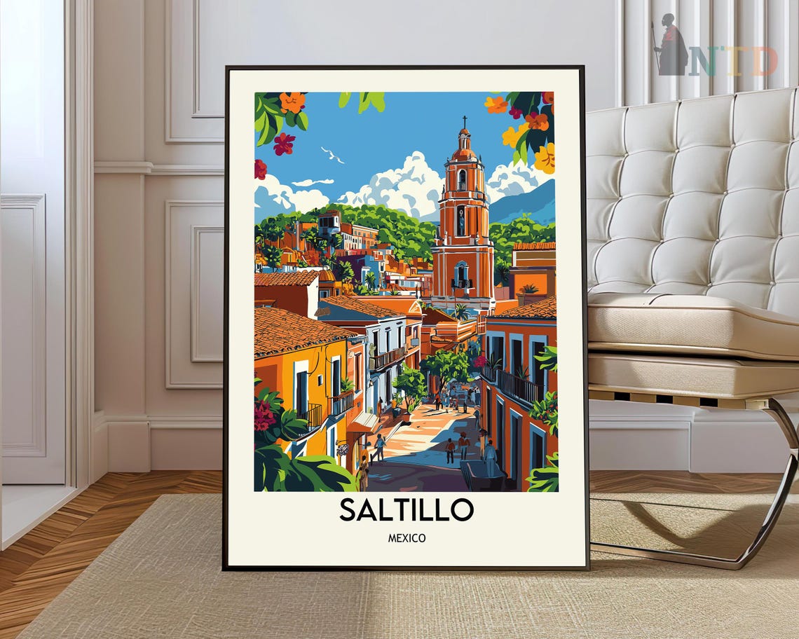 Saltillo Poster Wall Art Print Photo Mexico Gift Coahuila