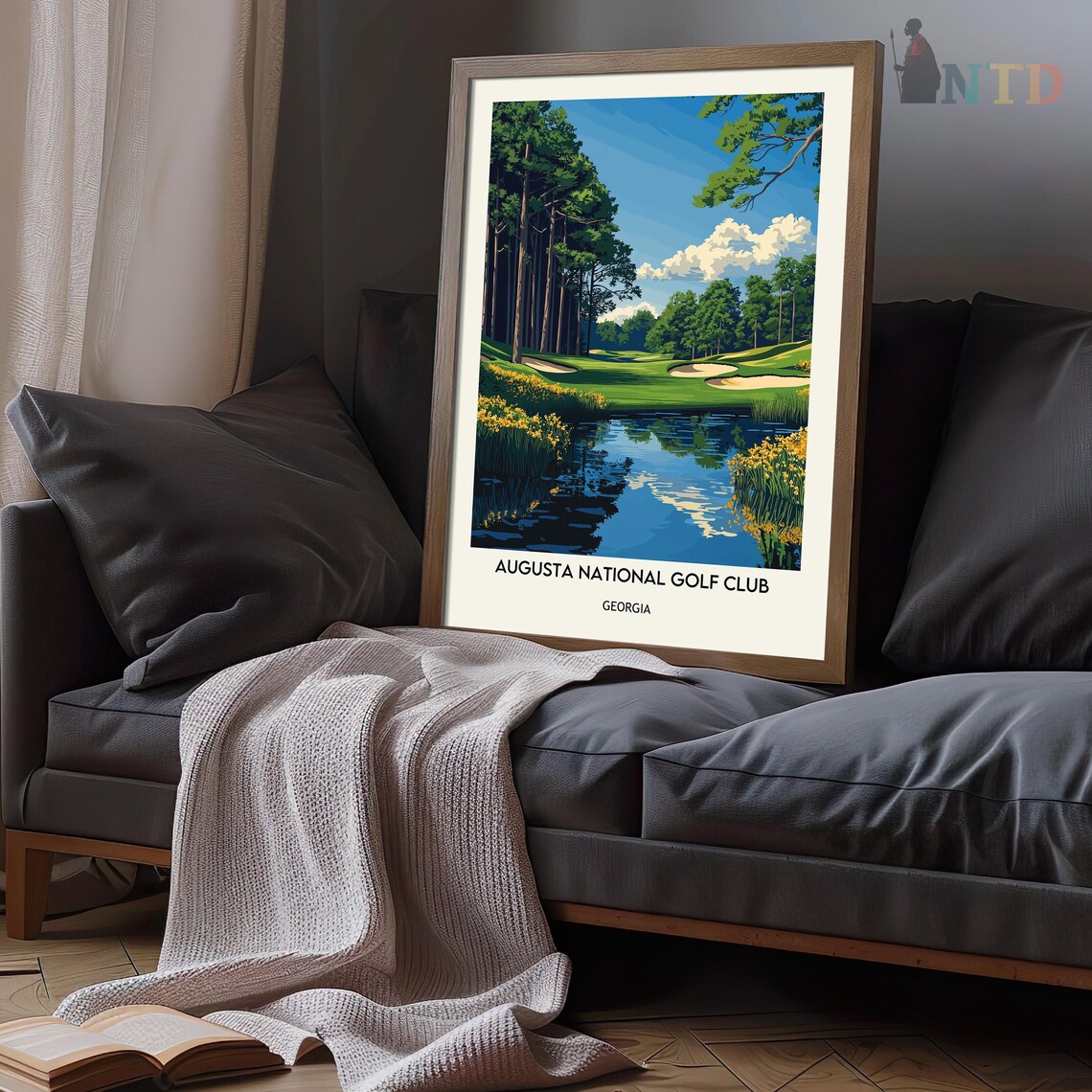 Augusta National Golf Travel Poster, Georgia - Image 2