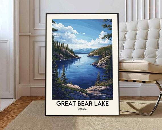 Great Bear Lake Poster Wall Art Print Photo Canada