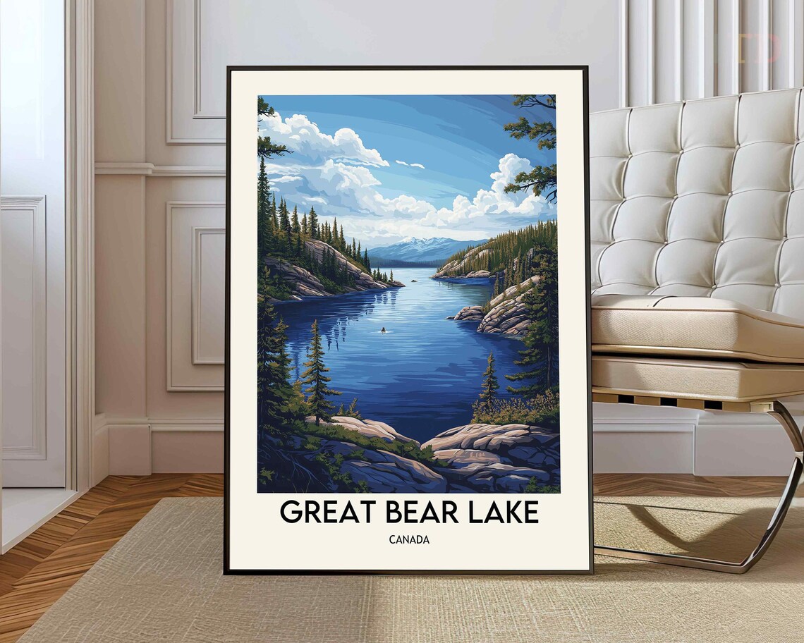 Great Bear Lake Poster Wall Art Print Photo Canada