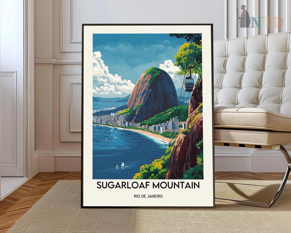 Sugarloaf Mountain Poster Wall Art Print Photo