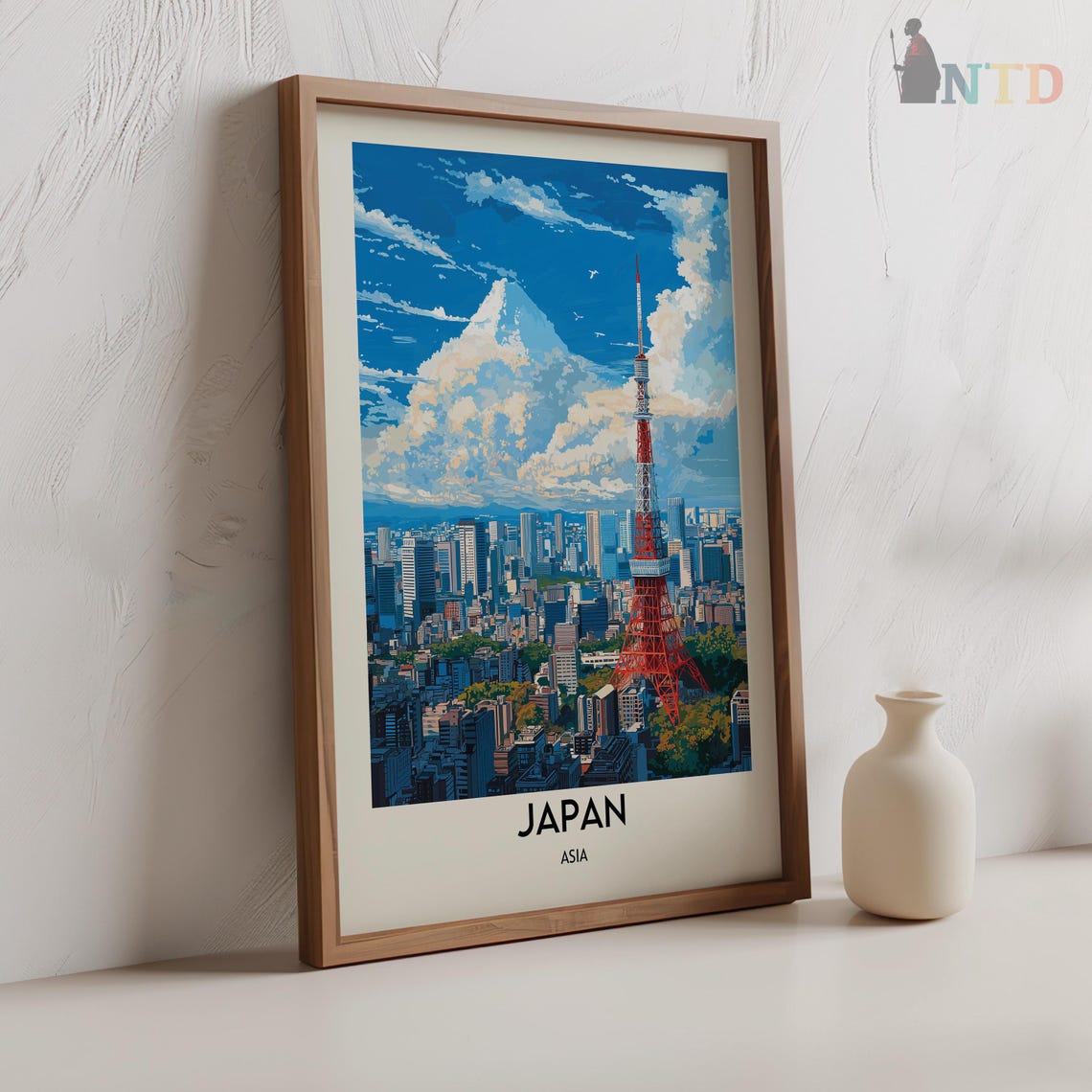 Japan Print Japan Wall Art Japan Poster Japan Photo Japan Poster Print Japan Travel Poster Japan Tokyo Kyoto Osaka Yokohama City - Image 2