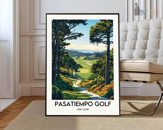 Pasatiempo Poster Wall Art Print Golf Photo
