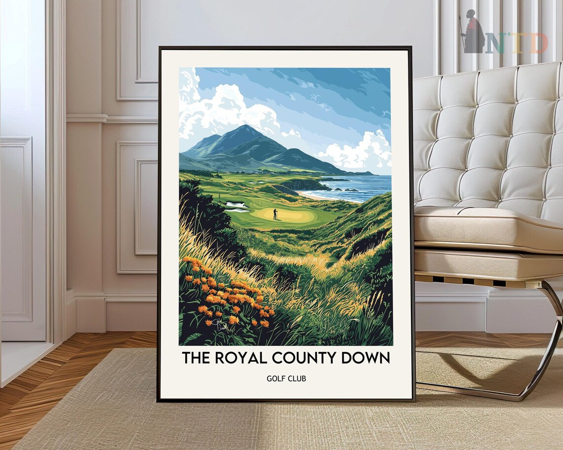 Royal County Down Golf Club Travel Poster