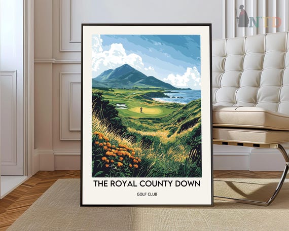 Royal County Down Golf Club Travel Poster