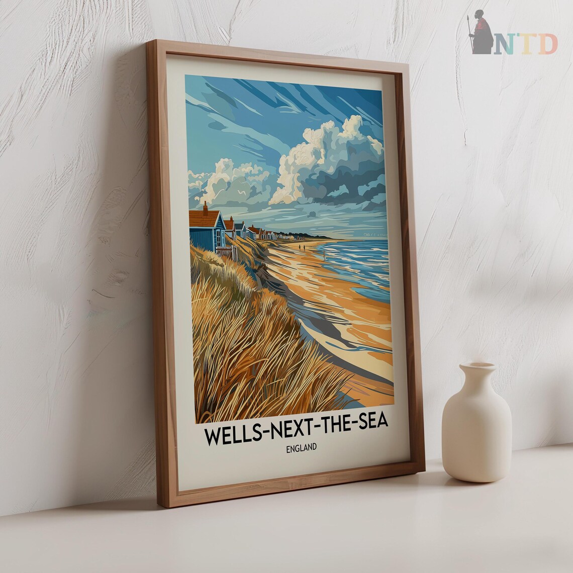 Wells Next The Sea, Norfolk Coastal Travel Poster - Image 2
