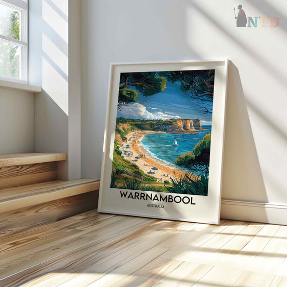 Warrnambool Poster Wall Art Print Photo Australia