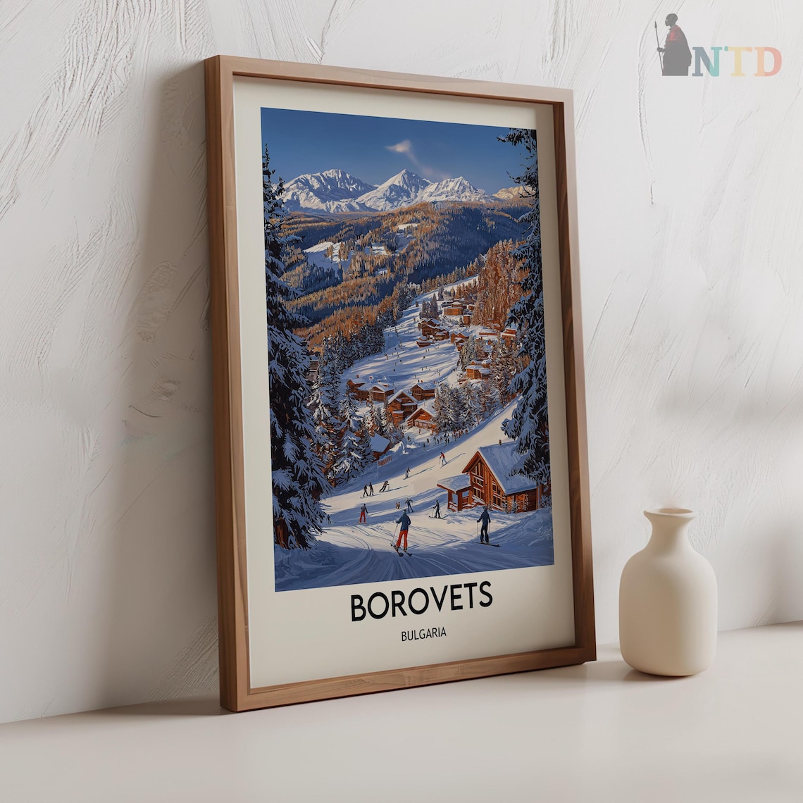 Borovets Ski Resort, Bulgaria Travel Poster - Image 2