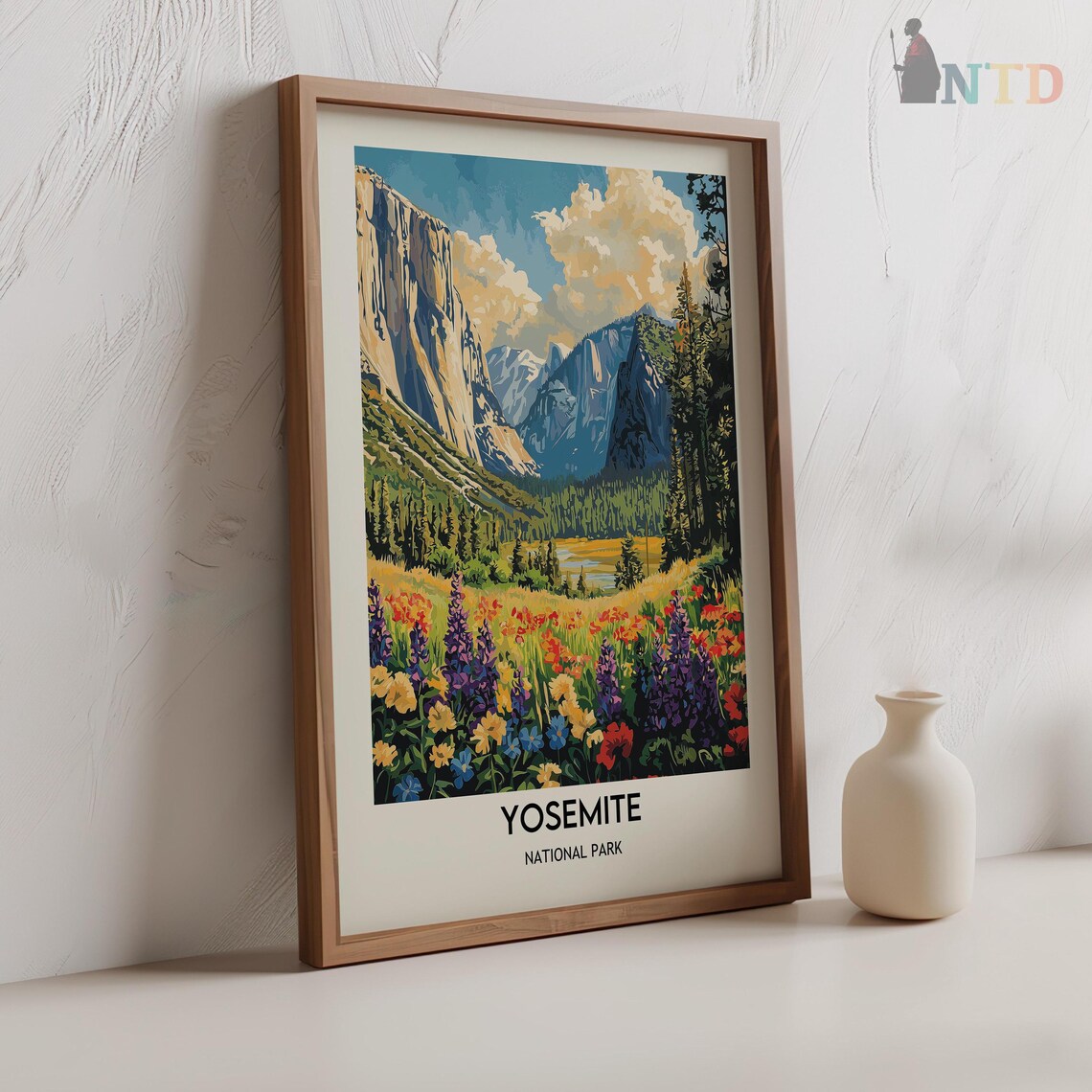 Yosemite National Park Travel Poster Art Print - Image 2