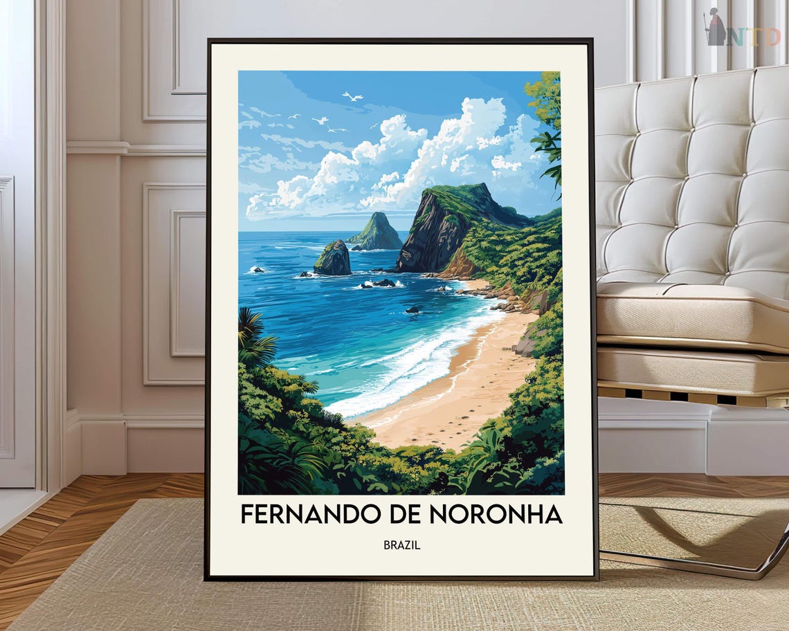 Fernando De Noronha Poster Wall Art Print Photo Brazil