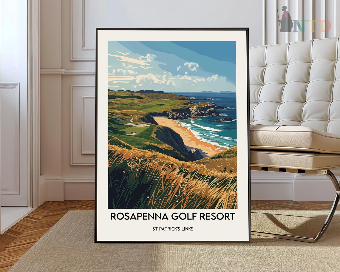 Rosapenna Golf Resort Ireland Travel Poster