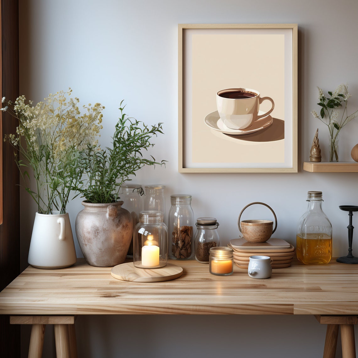 Kitchen Picture Coffee Cup Poster On Matte Premium Paper Decoration Wall Decoration - Image 3