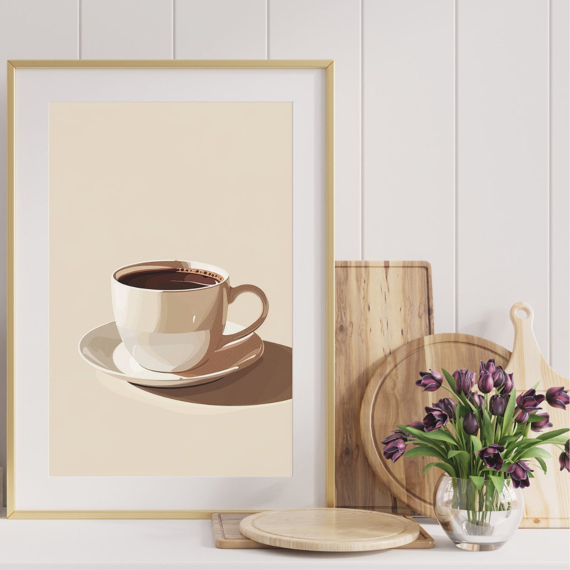 Kitchen Picture Coffee Cup Poster On Matte Premium Paper Decoration Wall Decoration - Image 4