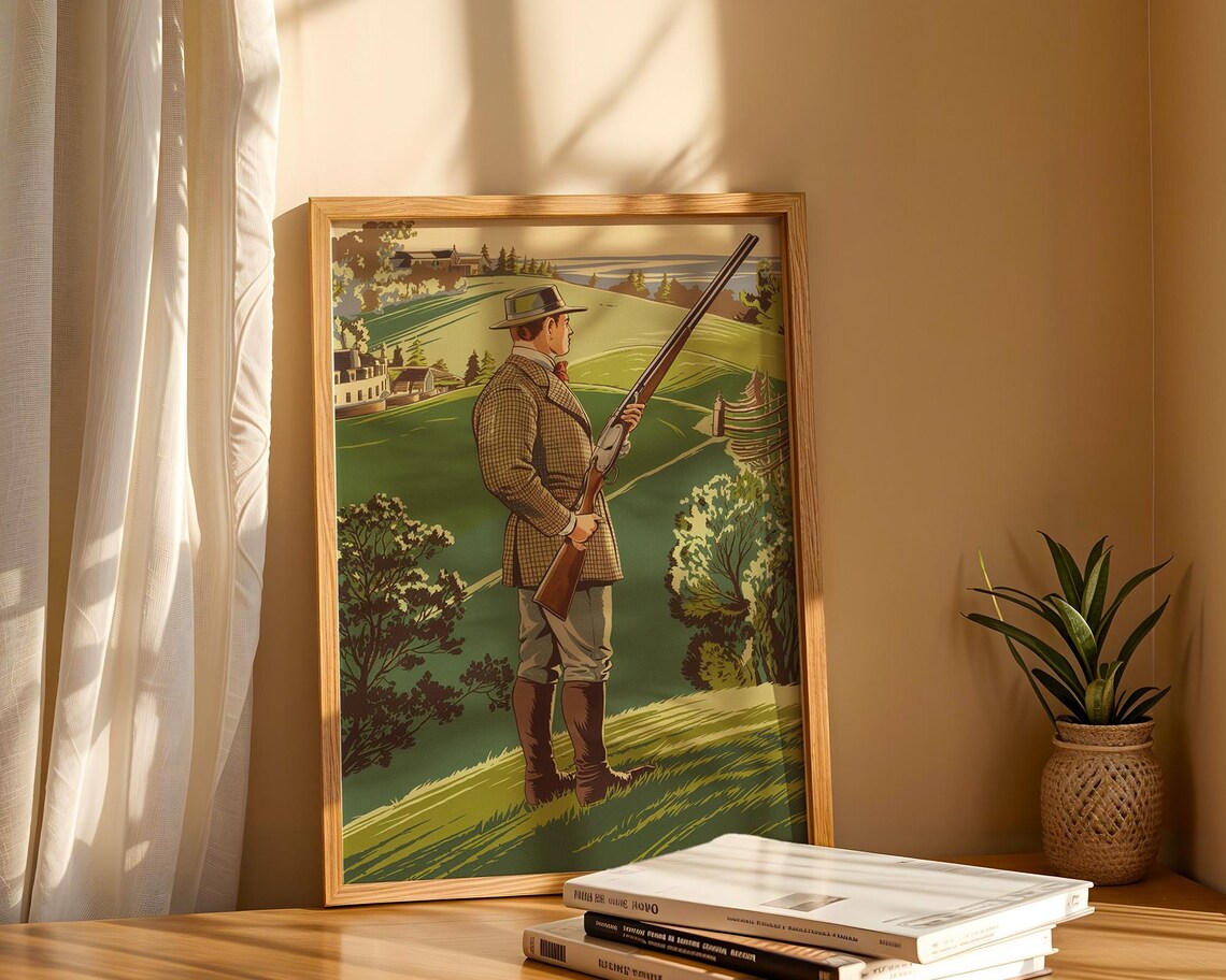 Classic British Huntsman, Vintage Sporting Poster - Image 6