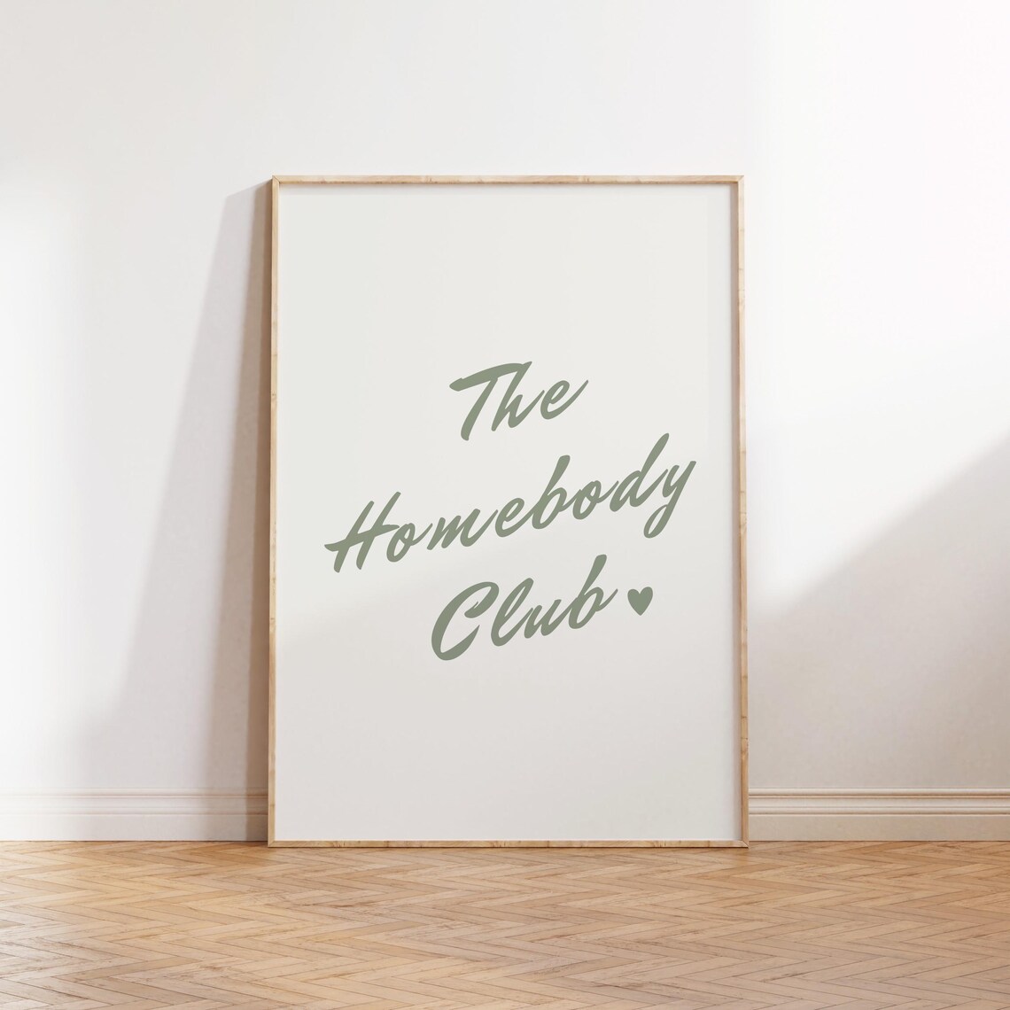 The Homebody Club Neutral Minimalist Wall Art Print - Image 3