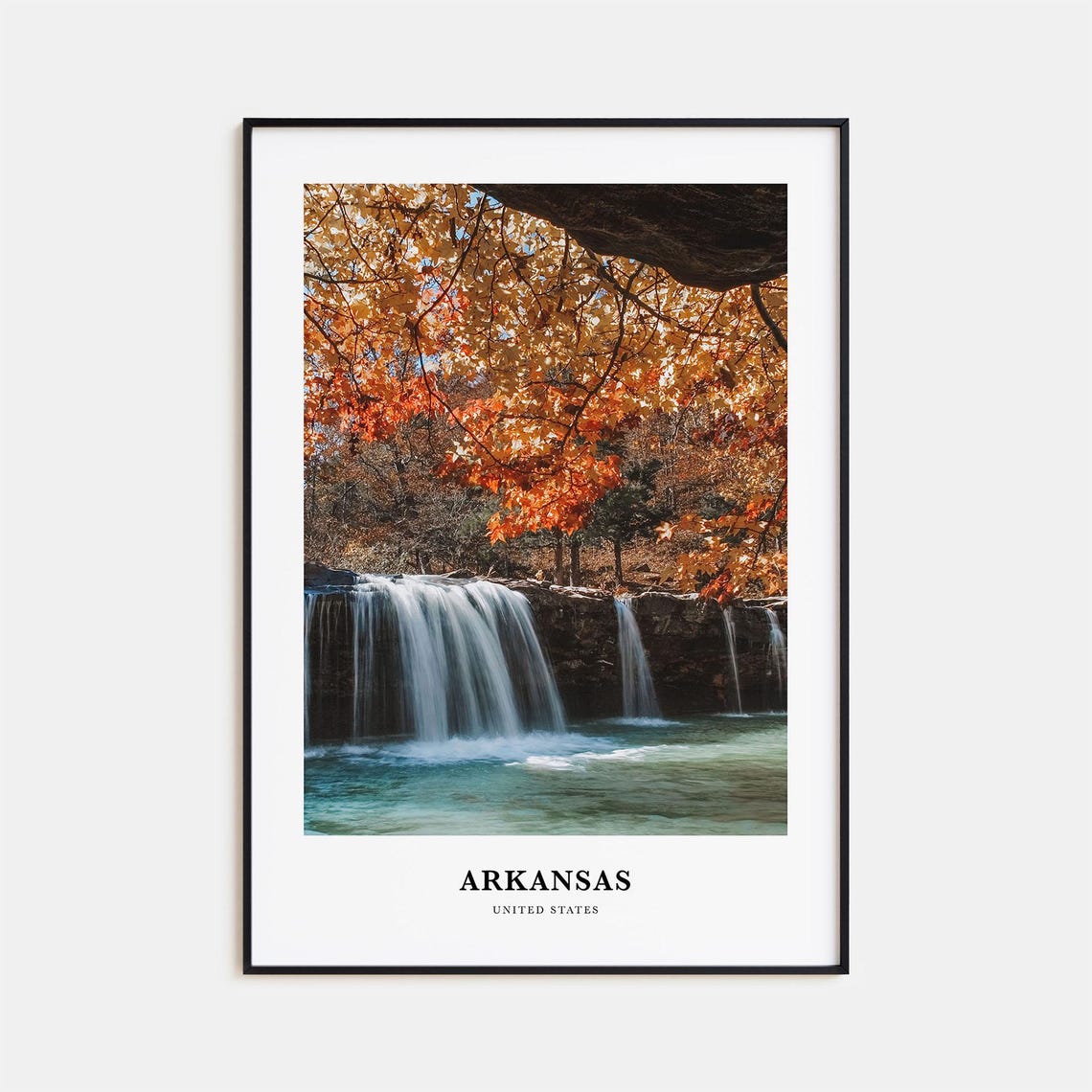 Arkansas Print Arkansas Photo Poster Arkansas Travel Wall Art Arkansas Map Print Arkansas Photography Print Arkansas United States