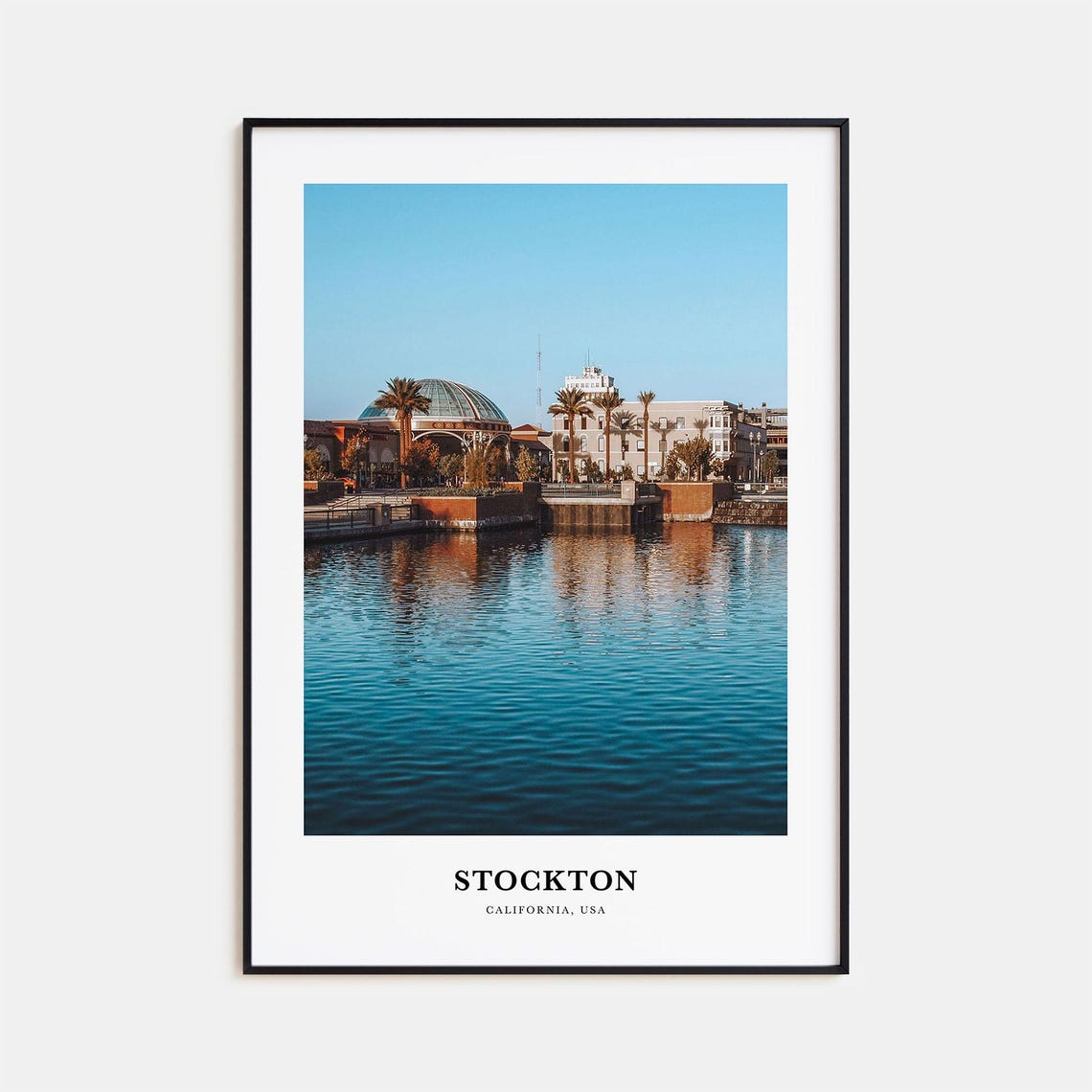 Stockton Print Stockton Photo Poster Stockton Travel Wall Art Stockton Map Stockton Photography Stockton Wall Dcor California Usa