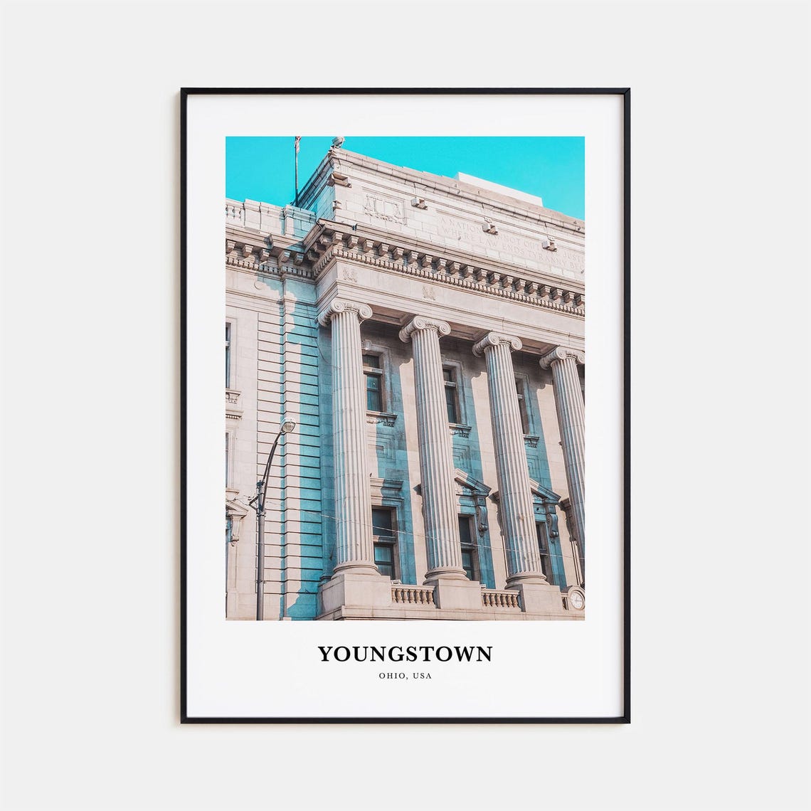 Youngstown Print Youngstown Photo Poster Youngstown Travel Wall Art Youngstown Map Print Youngstown Photography Print Ohio Usa