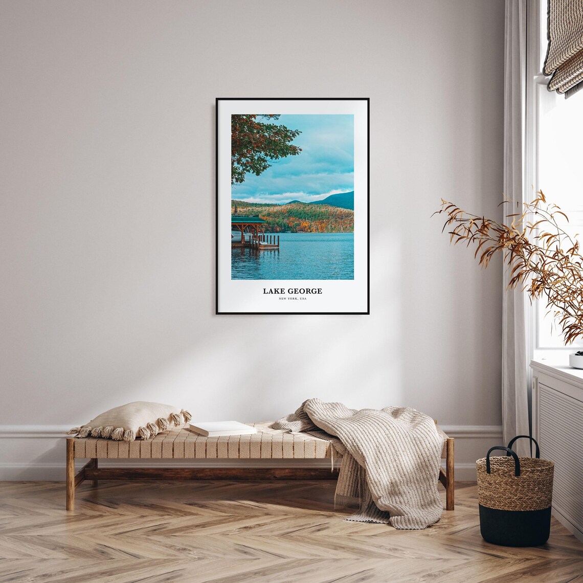 Lake George Travel Poster, New York Wall Art - Image 4