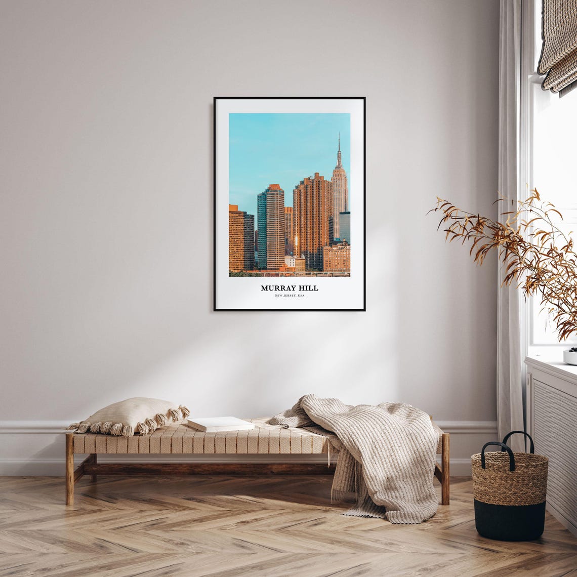 Murray Hill Manhattan Skyline Golden Hour Photo Travel Poster - Image 3