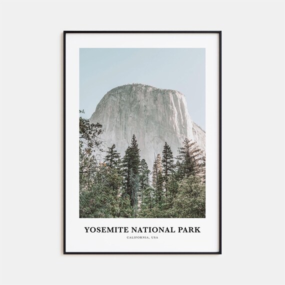 Yosemite National Park California El Capitan Granite Photo Print